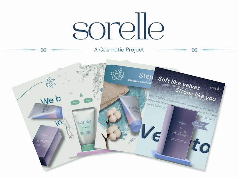 Cover image for Brand Identity & Social Media Launch for Sorelle Skincare