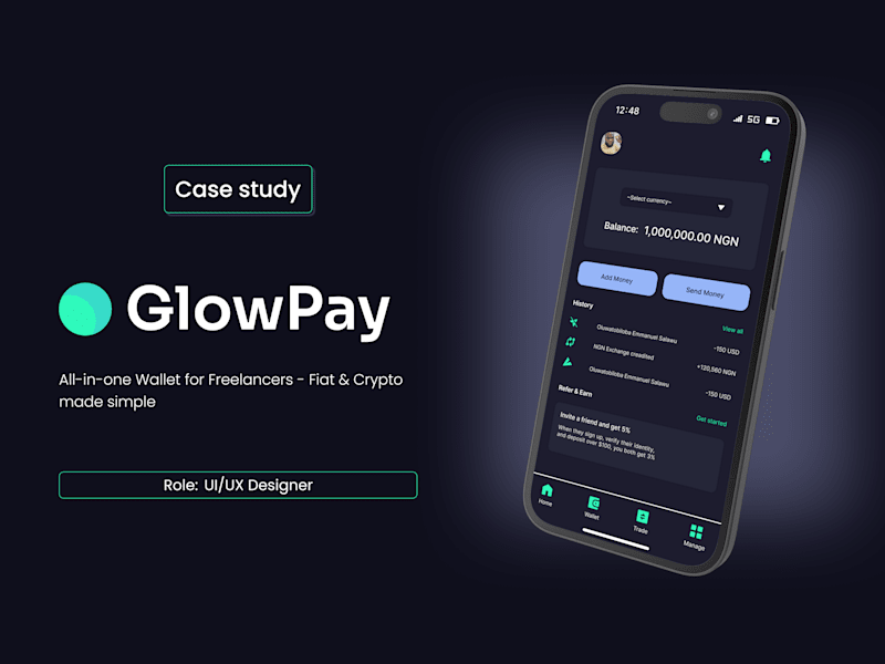 Cover image for GlowPay - Global Crypto + Fiat Payment App