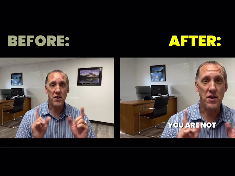 Cover image for Talking Head Video Editing Showcase