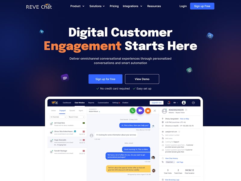 Cover image for Chatbot Landing page