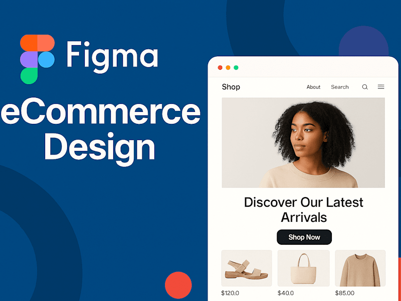 Cover image for I Will Do Figma E-commerces Website Design Within 24 hours