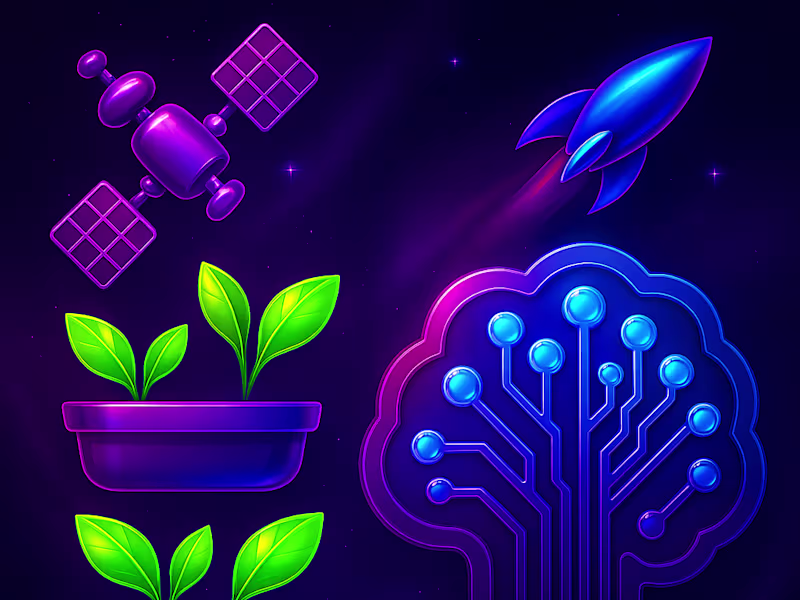 Cover image for AI-powered solutions blending art, agri, design & aerospace