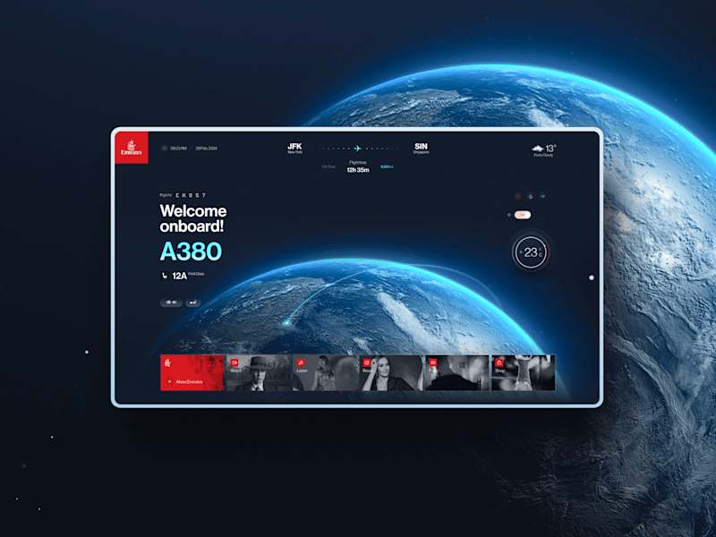Cover image for Emirates - In-flight Entertainment
