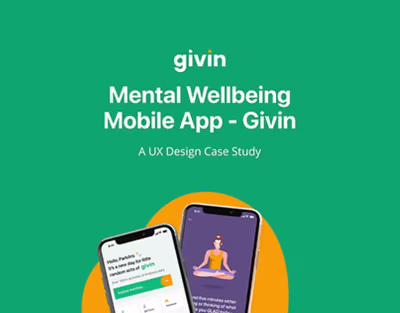 Cover image for Givin – Health & Wellbeing Mobile App
