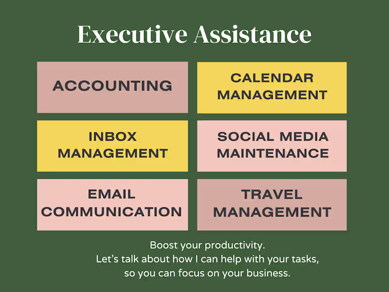 Cover image for Executive Assistant