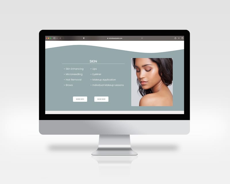 Cover image for Rahma Beauty Web Design