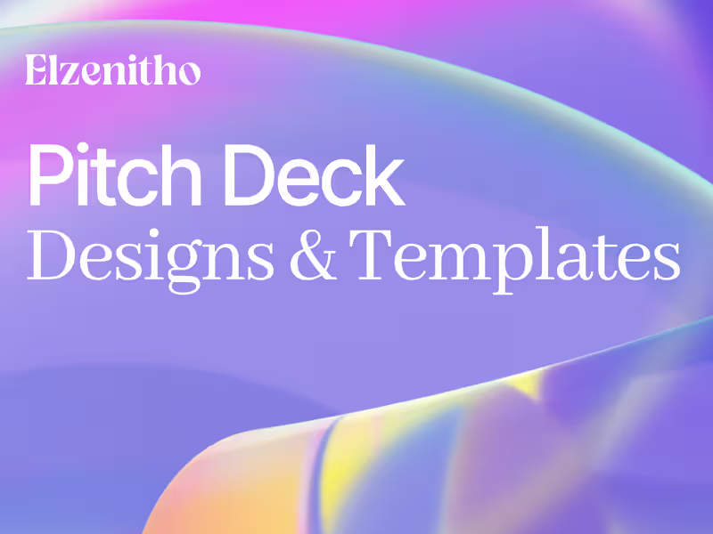 Cover image for Professional Pitch Deck Design that Wins Investors and Clients