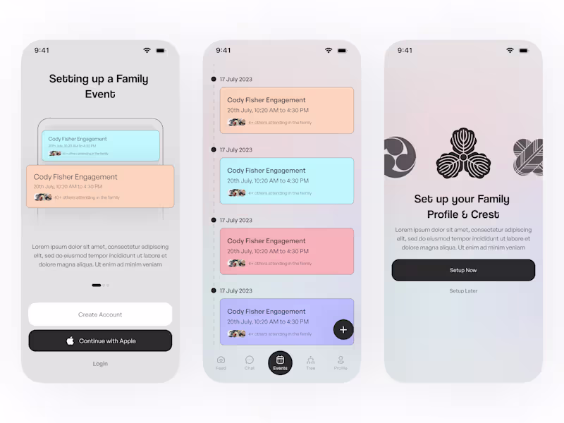 Cover image for Dynasty | App Design | Social Networking App