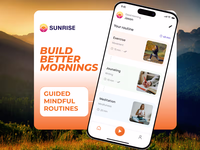 Cover image for Sunrise Wellness App Development
