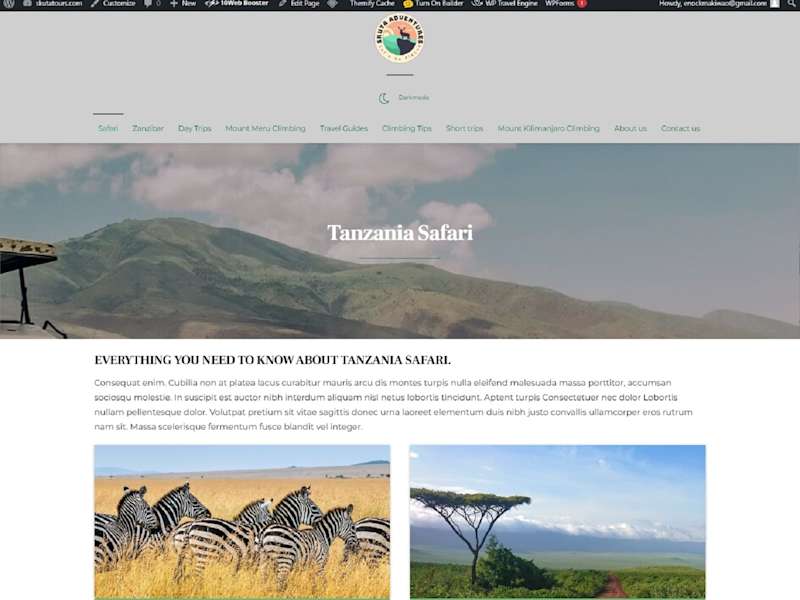 Cover image for Designing and Creating tour-guide Website
