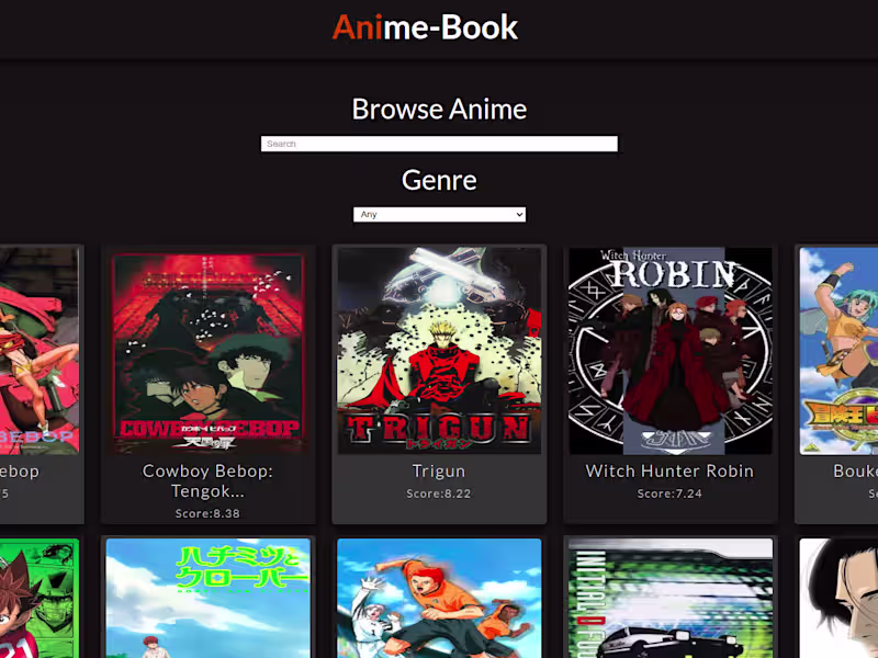 Cover image for Anibook website