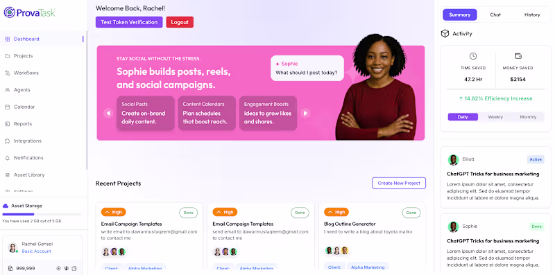 Cover image for Provatask (UpcomingMedia) is an AI-powered productivity + wo...
