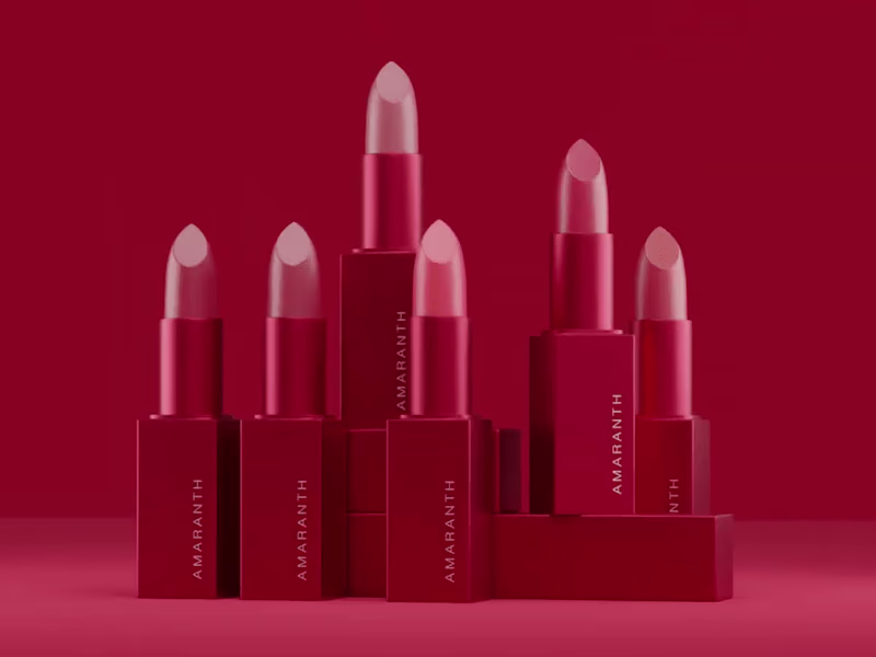 Cover image for 3d lipstick animation 3d skincare product animation 3d cosmetic