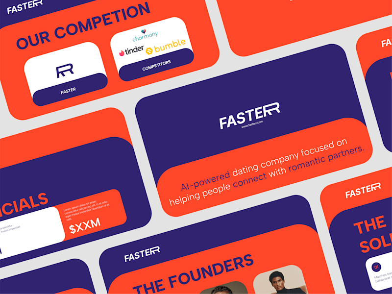 Cover image for Fasterr Investor Pitch Deck Design