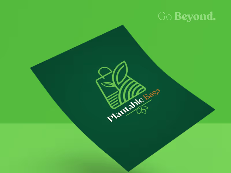 Cover image for Plantable Bags -Brand Identity, &  Branded Merchandise Design