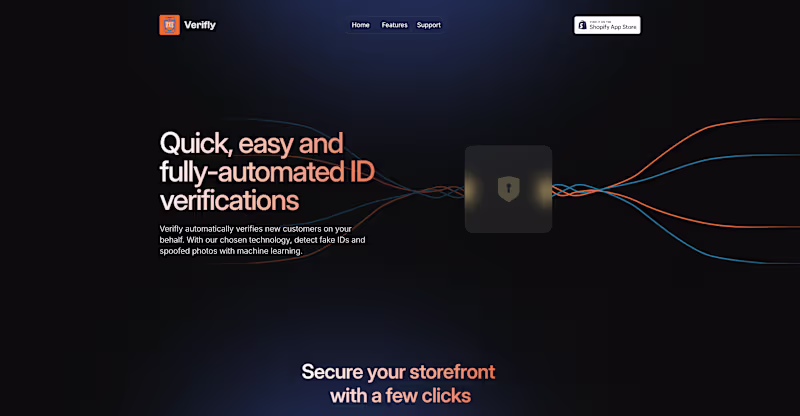 Cover image for Verifly - Landing Page