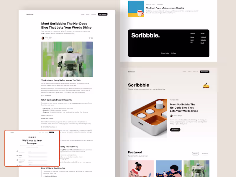 Cover image for Framer Blog (Development)