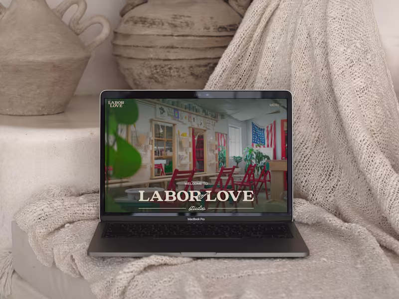 Cover image for Labor of Love / Framer Website Design