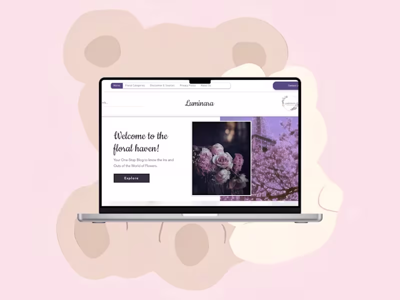Cover image for Luminara: The Floral Haven