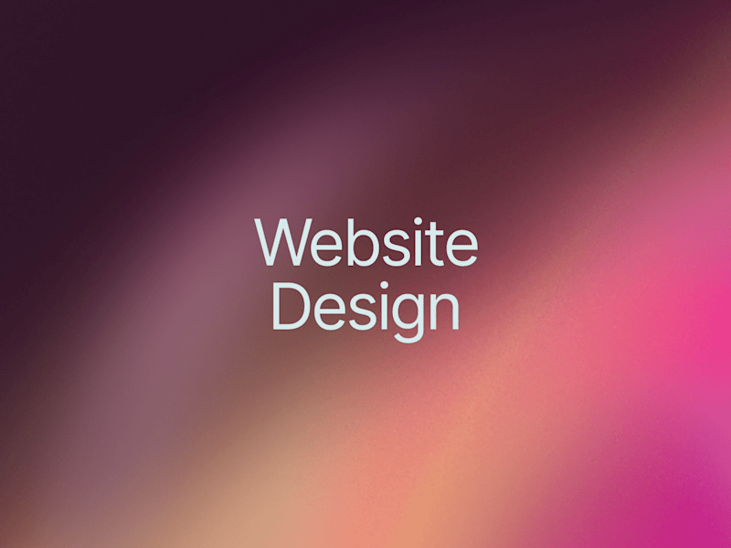Cover image for Website Design 
