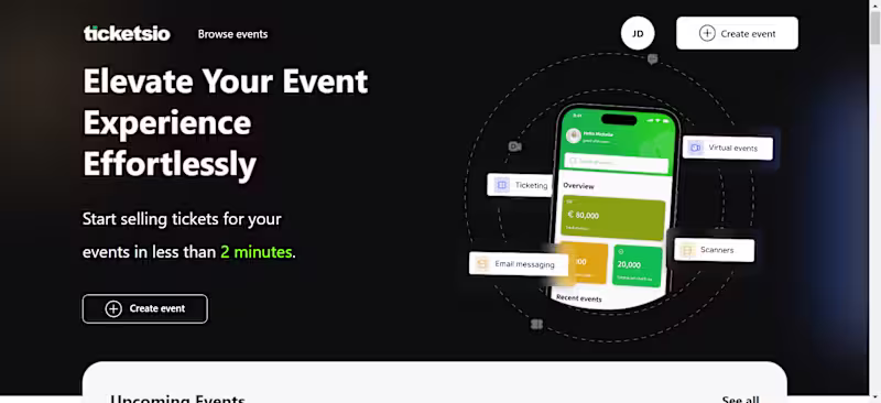 Cover image for Ticketsio - An Event Ticketing Platform