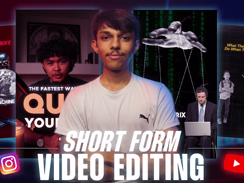 Cover image for I will do short form video editing for social media