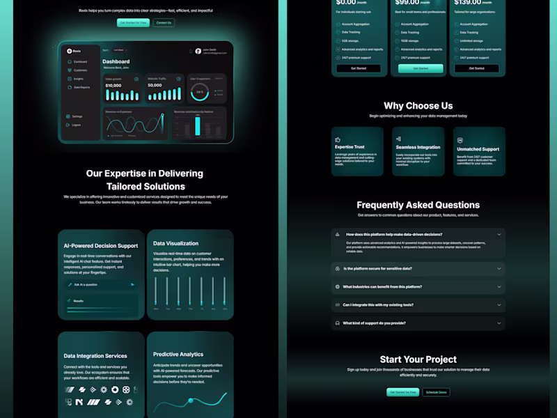 Cover image for Landing page design