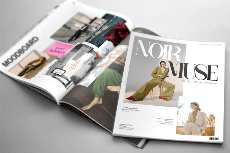 Cover image for Editorial Magazine Design |NOIR MUSE