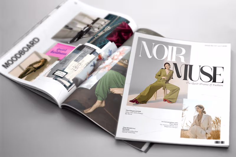 Cover image for Editorial Magazine Design |NOIR MUSE