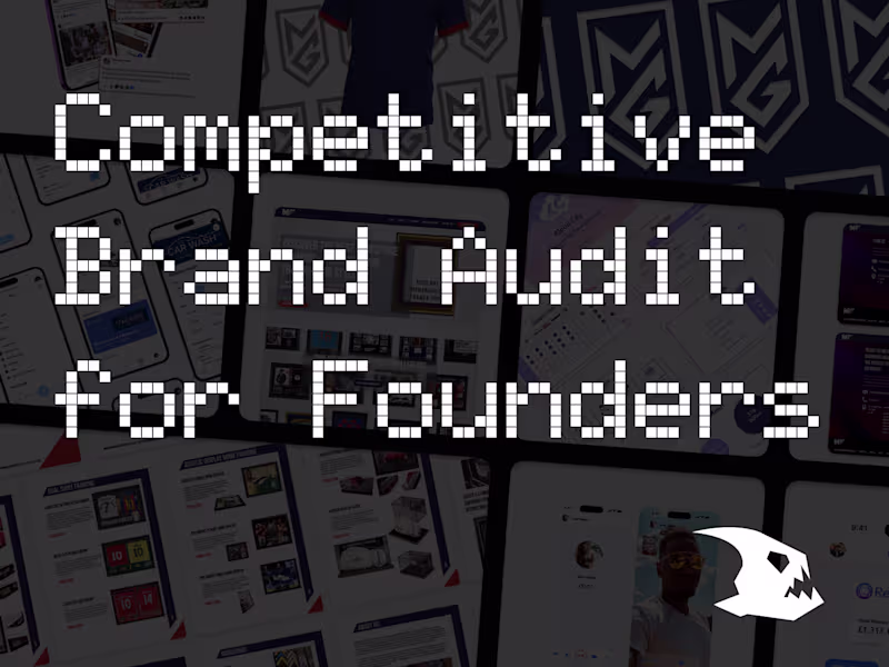 Cover image for Competitive Brand Audit for Founders