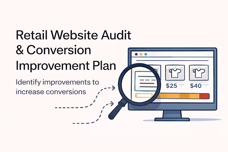 Cover image for Retail Website Audit & Conversion Improvement Plan