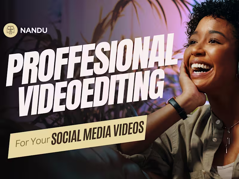 Cover image for I will create Long Form video editing services.