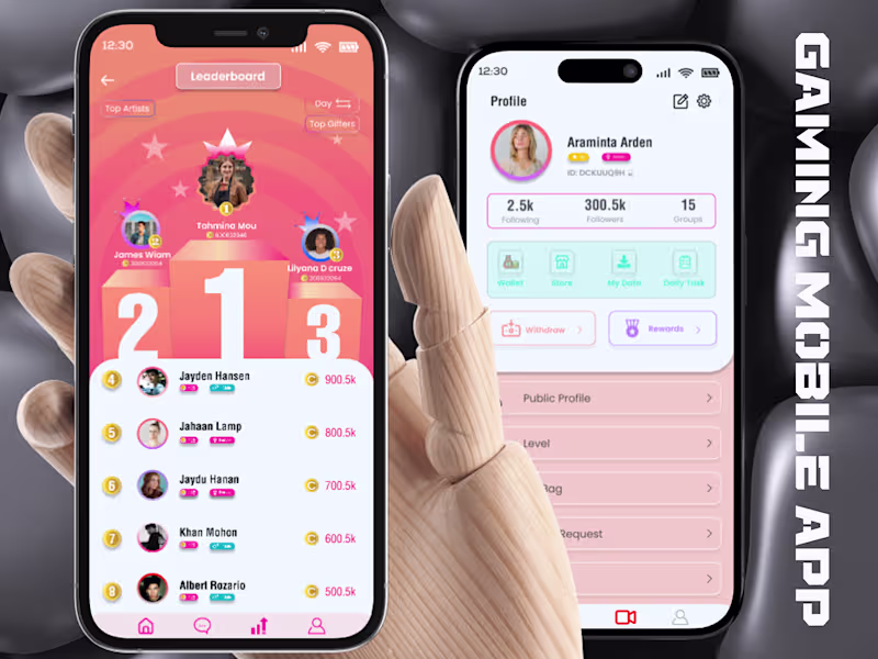 Cover image for Gaming Mobile app Redesign