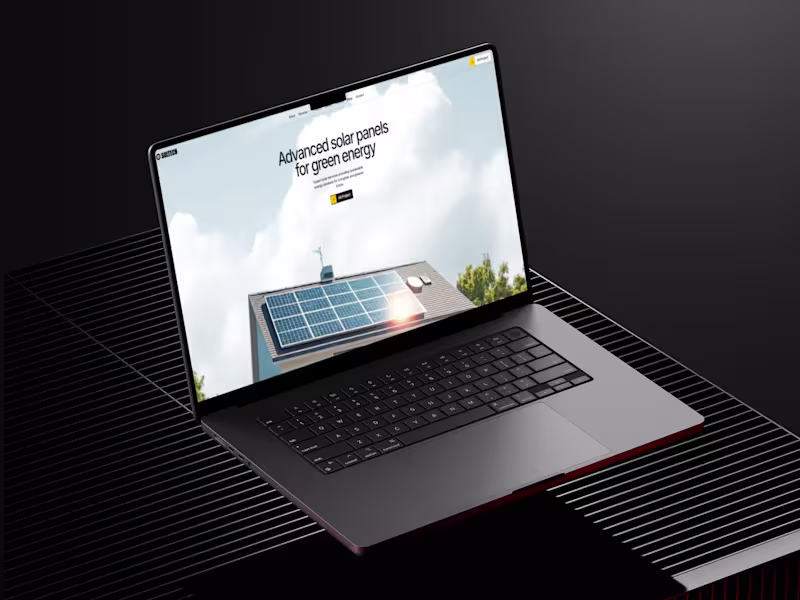 Cover image for SolTech | Smart Solar Plans design & Development in Framer 