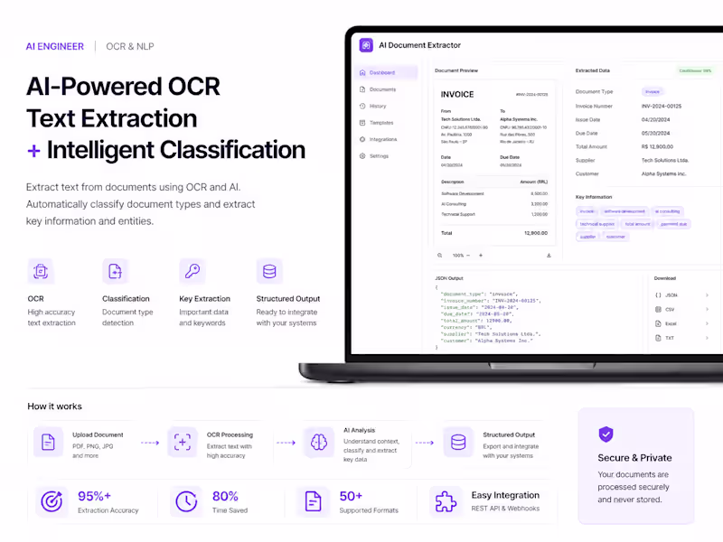 Cover image for AI-Powered OCR Pipeline for Document Processing