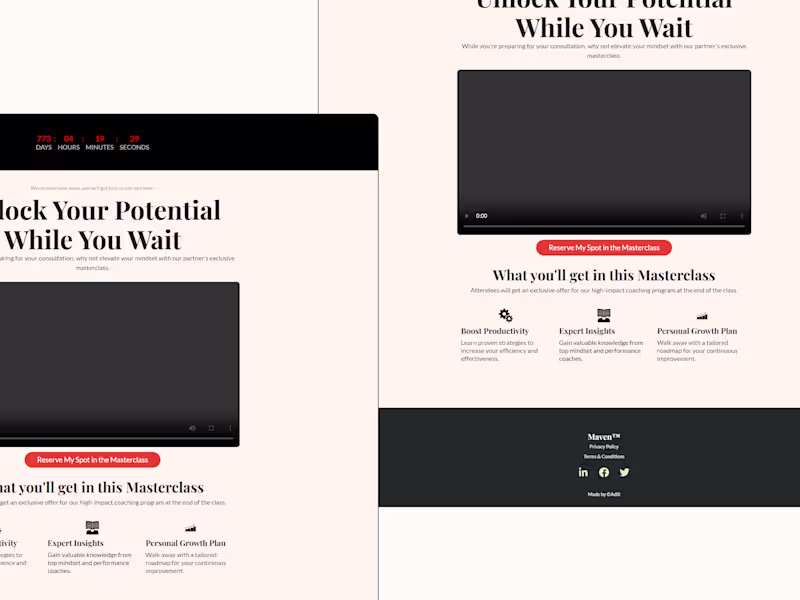 Cover image for One-Time Service: Landing Page Design & Automation Setup