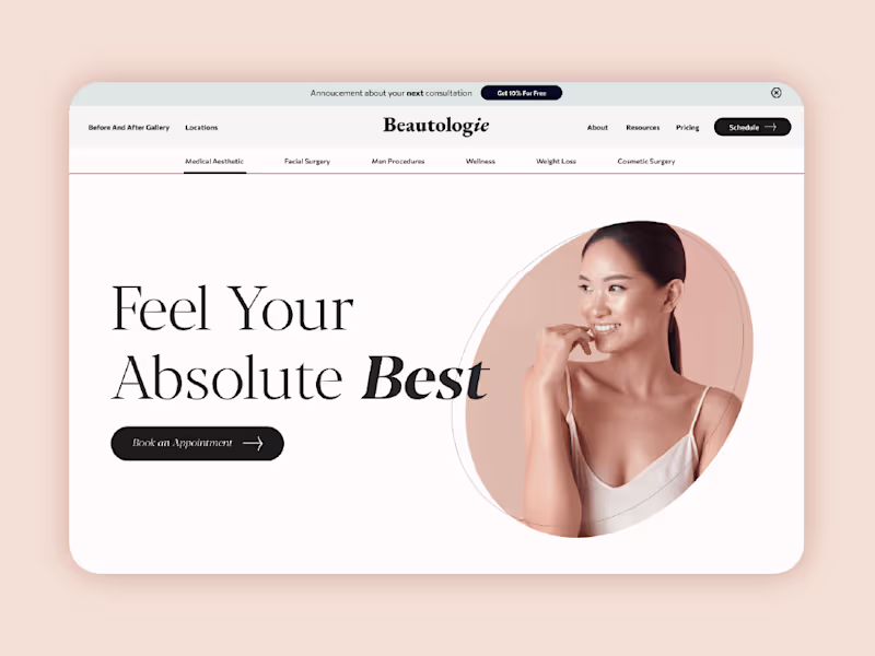 Cover image for Beautologie - Figma to Webflow