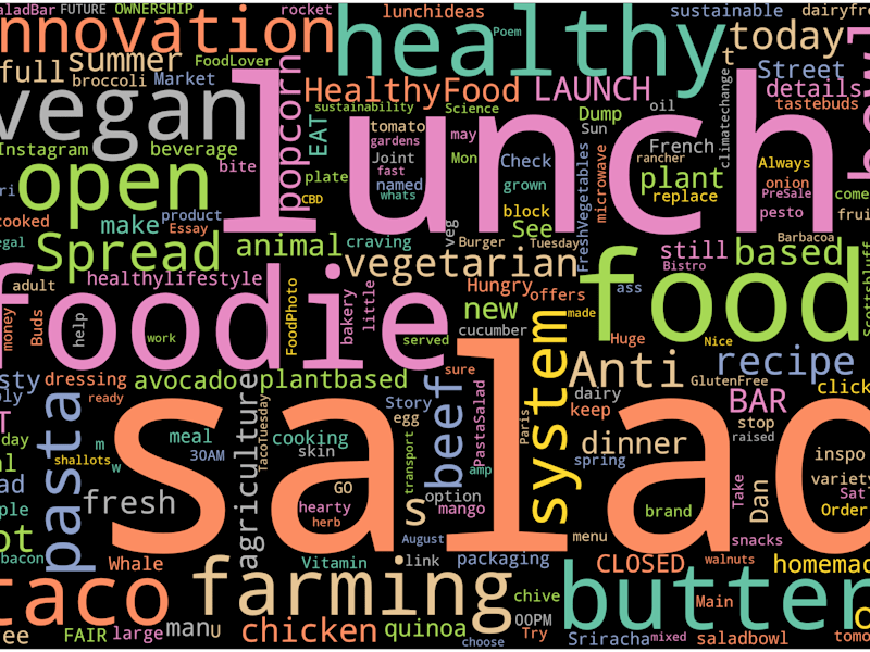 Cover image for Topic Modelling based on vegan Twitter data