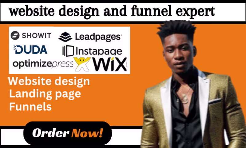 Cover image for I will design and redesign Wix,Wix website