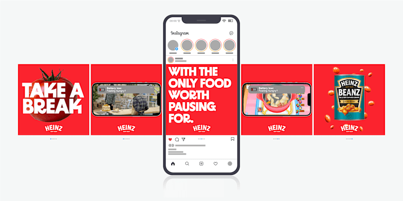 Cover image for Heinz Beans Social Media Campaign concept