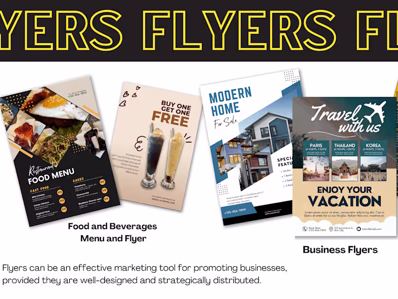Cover image for Creative Flyers for Business