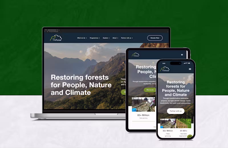 Cover image for WeForest – Web Design & Development