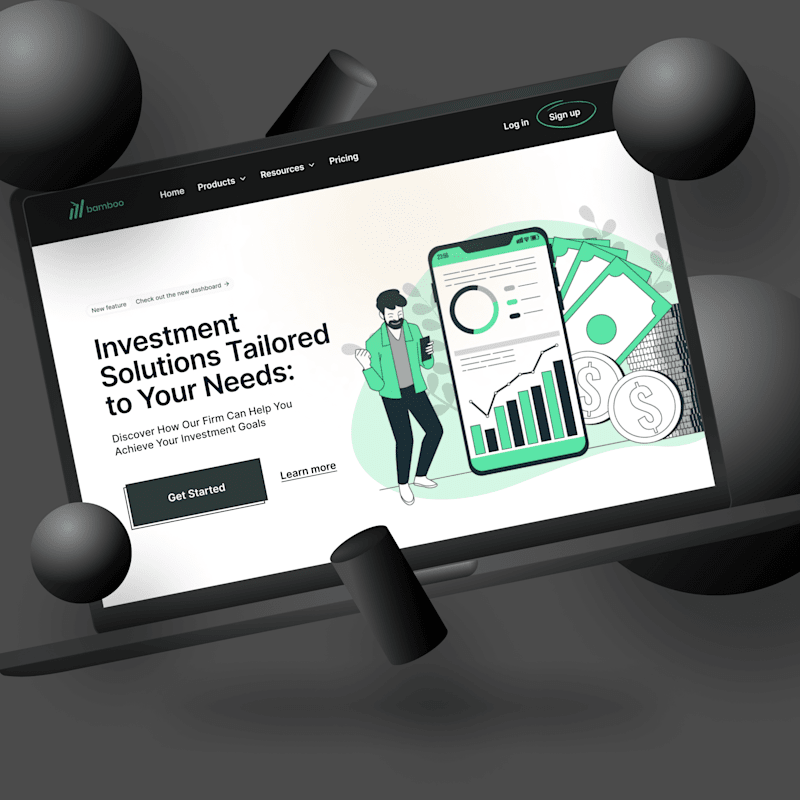 Cover image for Bamboo Investment Web UI/UX Design