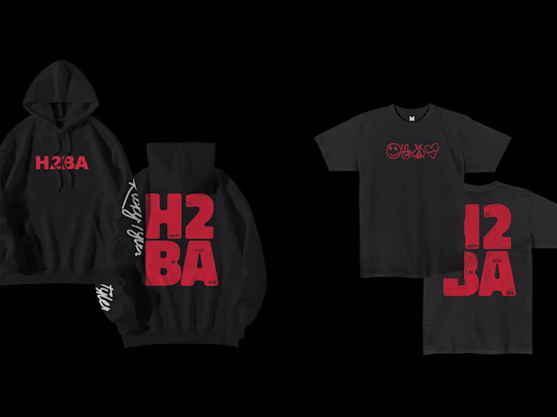 Cover image for H2BA Merchandise - Ricky Tyler :: Behance