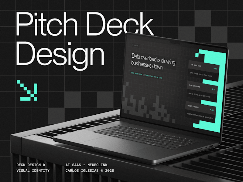 Cover image for Visual Identity & Pitch Deck – AI SaaS | NeuroLink™