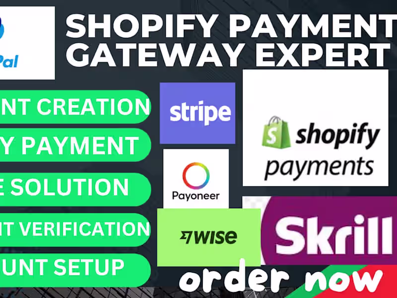 Cover image for Shopify store with completely verified Shopify payment gateway 
