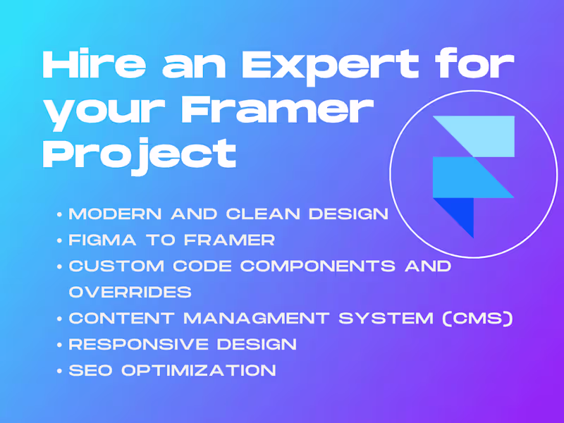 Cover image for Figma to Framer Conversion