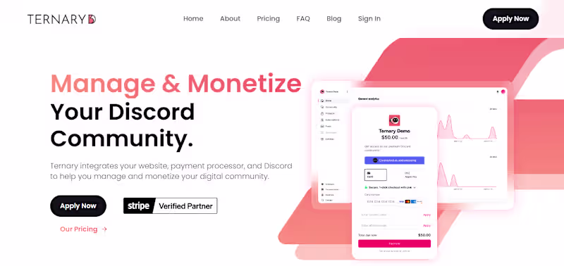 Cover image for WebFlow - Ternary SaaS Website Development