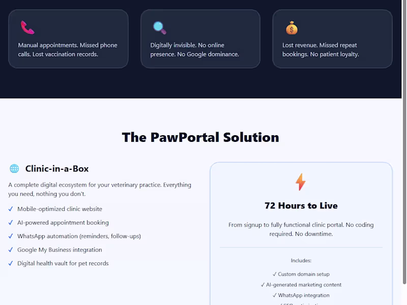 Cover image for Built PawPortal — a full