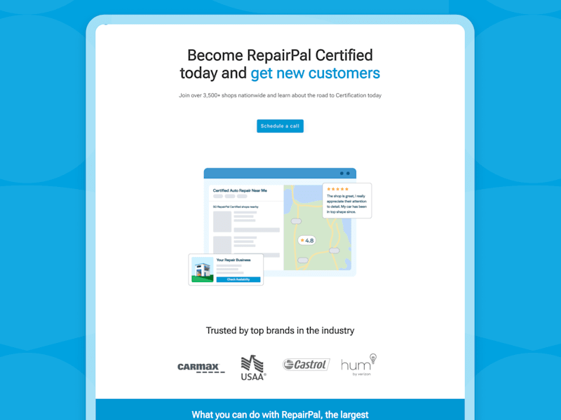 Cover image for HubSpot Landing Page Design for an Automotive Company